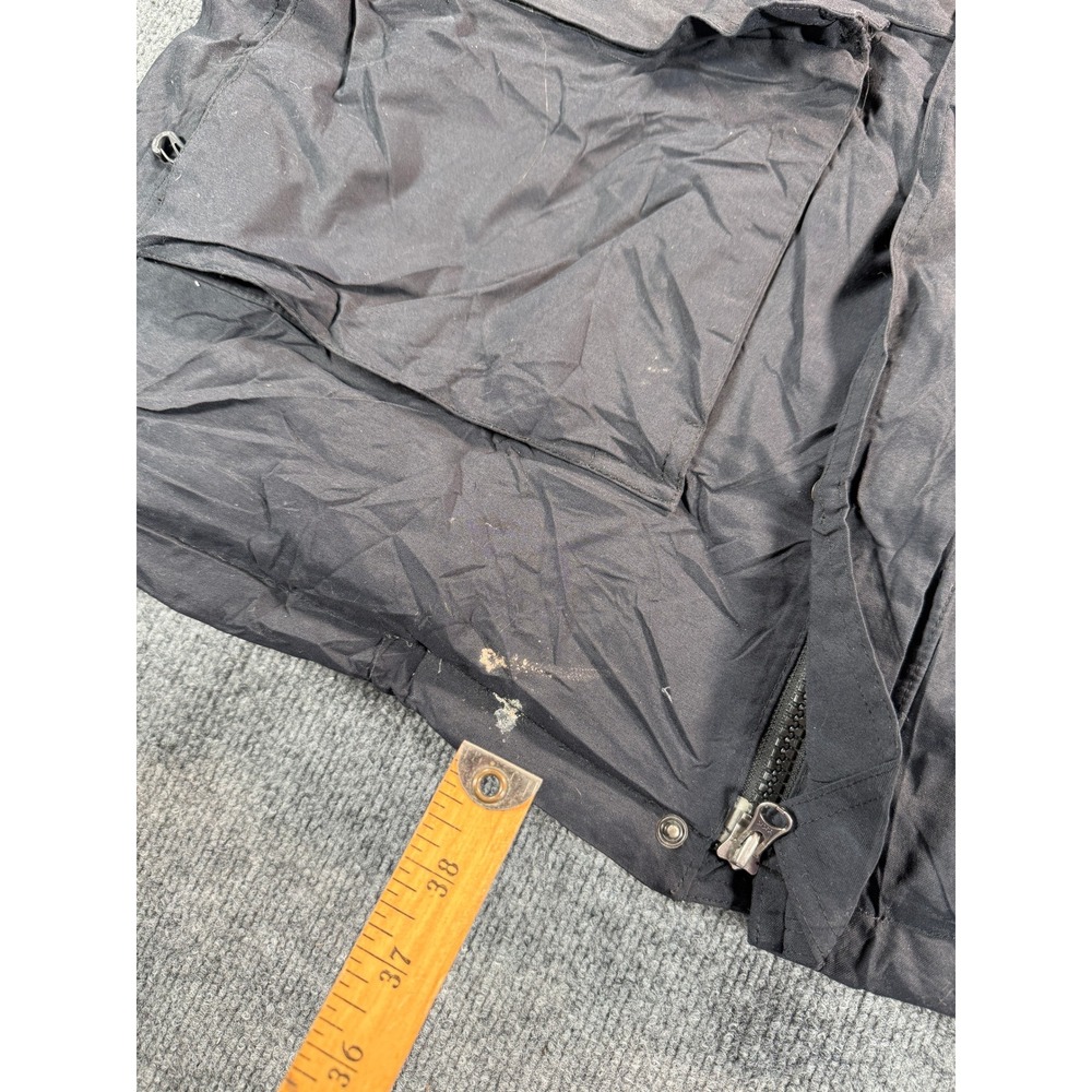 The North Face Down Hyvent Jacket Mens XL Black Hooded Parka Fur Trim Insulated - Picture 6 of 16